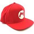 Boné Unissexo Super Mario Badge 58 cm Vermelho Tamanho único