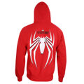 Polar com Capuz Unissexo Spider-man Spider Crest Vermelho S