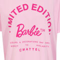 Camisola de Manga Curta Barbie Limited Edition Rosa Claro Unissexo L