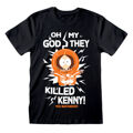 Camisola de Manga Curta South Park They Killed Kenny Preto Unissexo XL
