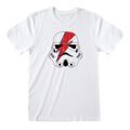 Camisola de Manga Curta Unissexo Star Wars Ziggy Stormtrooper Branco M