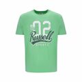 Camisola de Manga Curta Russell Athletic Amt A30101 Verde Homem XL
