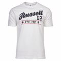 Camisola de Manga Curta Russell Athletic Amt A30311 Branco Homem L