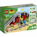 Playset de Veículos Lego Duplo 10872 Train Rails And Bridge 26 Peças