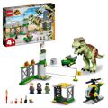 Playset Lego 76944 Jurassic World T-rex Escape (140 Peças)