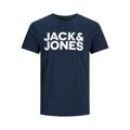 Camisola de Manga Curta Homem Jack & Jones Jjecorp Logo Tee 12151955 Azul Marinho L