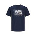 T-shirt Jack & Jones Logo Tee Ss 12252376 Azul Marinho XL