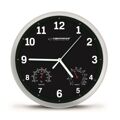 Relógio de Parede Esperanza EHC016K Preto Vidro Plástico 25 cm