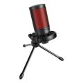 Microfone de Mesa Savio Sonar Pro 01 Preto Vermelho