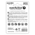 Pilhas Recarregáveis Everactive EVHRL03-800 AAA R03 1,2 V 3.7 V (2 Unidades)