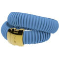 Bracelete Feminino Hip Hop Icon Light Blue Bracciale Doppio/ Double Bracelet