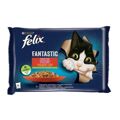 Comida para Gato Purina Felix Fantastic Frango Vitela Cenoura Tomate