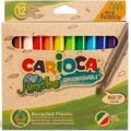 Conjunto de Canetas de Feltro Carioca Jumbo Eco Family Multicolor 24 Peças (24 Unidades)