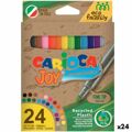 Conjunto de Canetas de Feltro Carioca Joy Eco Family Multicolor 24 Peças (24 Unidades)