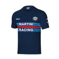 Camisola de Manga Curta Sparco Martini Racing Azul (tamanho L)