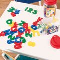 Jogo Educativo Apli Transparente Plástico Multicolor Números e Letras