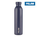 Garrafa Térmica em Aço Inoxidável Milan Azul Marinho 591 Ml