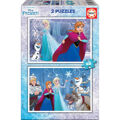 Set de 2 Puzzles Frozen Believe 48 Peças 28 X 20 cm