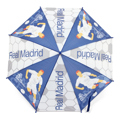 Guarda-chuva Automático Real Madrid C.f. Azul Branco (ø 84 cm)