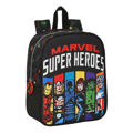 Mochila Infantil The Avengers Super Heroes Preto (22 X 27 X 10 cm)