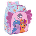 Mochila Escolar My Little Pony Wild & Free 26 X 34 X 11 cm Azul Cor de Rosa