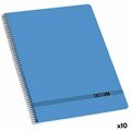 Caderno Enri A4 Azul (10 Unidades)