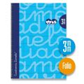 Caderno Lamela Azul 3 mm 80 Folhas Din A4 Espiral (5 Unidades)