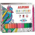 Conjunto de Canetas de Feltro Alpino Color Experience Multicolor 36 Peças