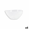 Saladeira Quid Boreal Branco Vidro (ø 14 cm) (pack 6x)