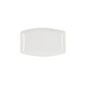 Recipiente de Cozinha Quid Gastro Quadrado Cerâmica Branco (25,2 X 16 X 2 cm) (6 Unidades)