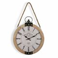 Relógio de Parede Grand Hotel Versa Bl Madeira Mdf (40 X 6,5 X 47 cm)