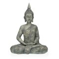 Figura Decorativa Versa Cinzento Buda 19 X 40 X 28 cm Resina