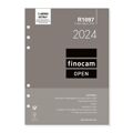 Recarga de Agenda Finocam Open R1097 2024 Branco 15,5 X 21,5 cm