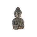 Figura Decorativa Dkd Home Decor Fibra de Vidro Cinzento Buda Pedra Vidro (28 X 20 X 50 cm)
