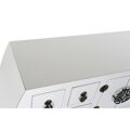 Consola Dkd Home Decor Branco Prata Abeto Madeira Mdf (98 X 26 X 80 cm)