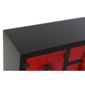 Consola Dkd Home Decor Abeto Vermelho Preto Mdf Oriental (63 X 27 X 83 cm)