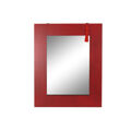 Espelho de Parede Dkd Home Decor Espelho Abeto Vermelho Preto Mdf (70 X 2 X 90 cm)