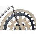 Relógio de Parede Dkd Home Decor Preto Bicicleta Metal Madeira Mdf (108 X 6.4 X 63.5 cm)