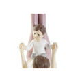 Figura Decorativa Dkd Home Decor Cor de Rosa Resina Yoga (15,5 X 6,5 X 17 cm)