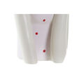 Figura Decorativa Dkd Home Decor Cor de Rosa Branco Resina Fashion Girls (18,5 X 15 X 31 cm) (2 Unidades)