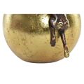 Figura Decorativa Dkd Home Decor Bol Dourado Cobre Resina Pessoas Moderno (25 X 19 X 26 cm)