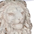 Mesa de Apoio Dkd Home Decor Leão Cinzento Magnésio (52 X 44 X 72 cm)