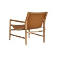 Cadeira Dkd Home Decor Teca Camel Marrom Claro Pu (66 X 73 X 77 cm)
