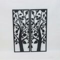 Decoração de Parede Dkd Home Decor (2 Peças) árvore Metal Shabby Chic (35 X 1,3 X 91 cm)