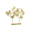 Figura Decorativa Dkd Home Decor Dourado Metal Borboletas (63 X 9 X 58,4 cm)