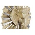 Figura Decorativa Dkd Home Decor Cristal Elefante Dourado Resina (47 X 18 X 56,5 cm)