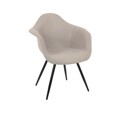 Cadeira Dkd Home Decor Cinzento Poliéster (63 X 52,5 X 82 cm)