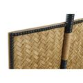 Decoração de Parede Dkd Home Decor Preto Castanho Leque Bambu Tropical (42 X 3 X 60 cm)