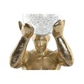Figura Decorativa Dkd Home Decor Preto Dourado Resina Homem Moderno (17 X 16 X 31,5 cm)