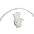 Figura Decorativa Dkd Home Decor 24 X 9 X 26 cm Branco Resina Madeira de Mangueira Parceiro